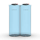 Ємність 1000 л вузька вертикальна блакитна Командор 2000, фото 5