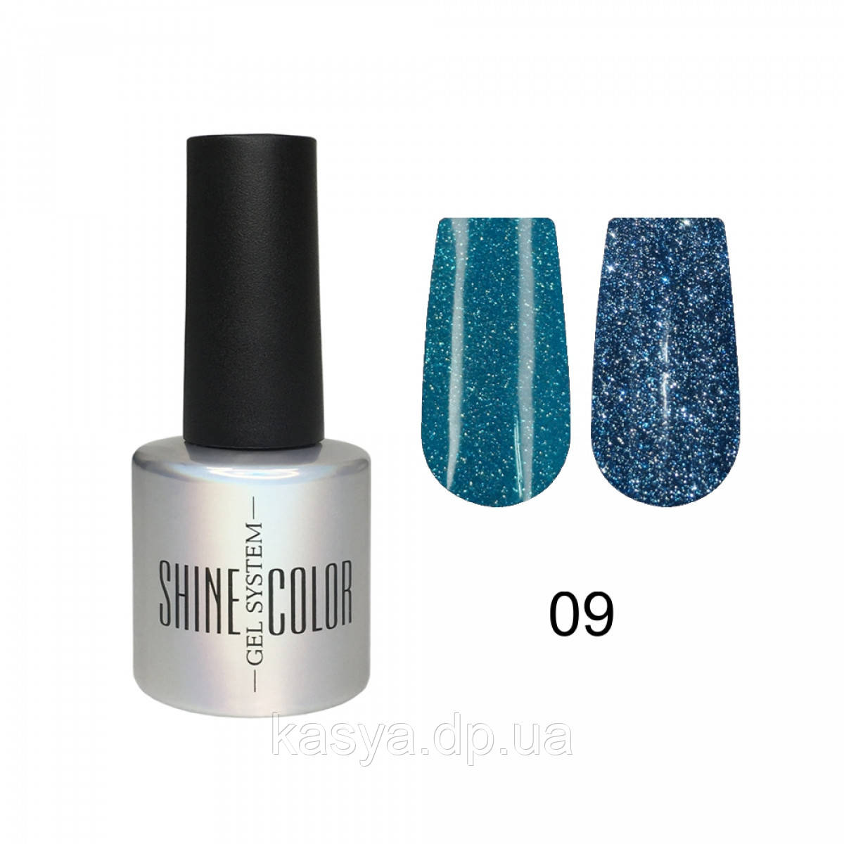 Гель-лак Shine Color Disco Shine №09, 8 мл