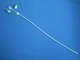 Катетер внутрішньоматковий з латексним балоном на дистальному кінці для метросальпінографії (МСГ)