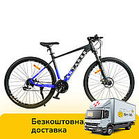 Спортивный велосипед 29 дюймов (рама 19", 24 скорости, 75% сборки, Shimano) Corso Antares AR-29103 Черно-синий