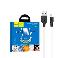 USB кабель Hoco X21 Plus 3.0A Silicone Type-C (1m)