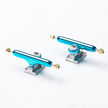 Підвіски до фінгерборду Slim Premium Revers Kingpin Trucks Blue/Silver 34 мм