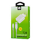 Зарядний пристрій WUW T28 2,4A, Micro USB / Адаптер для заряджання девайсів / Зарядка для телефону, фото 10