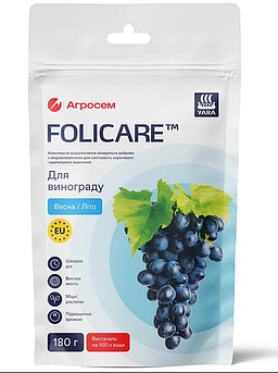 Добриво мінеральне для винограду Весна-Літо 180 гр (YaraFolicare)
