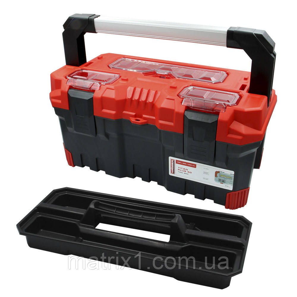 Ящик для інструментів Titan Plus 50 496*258*240 HAISSER 90109, фото 1