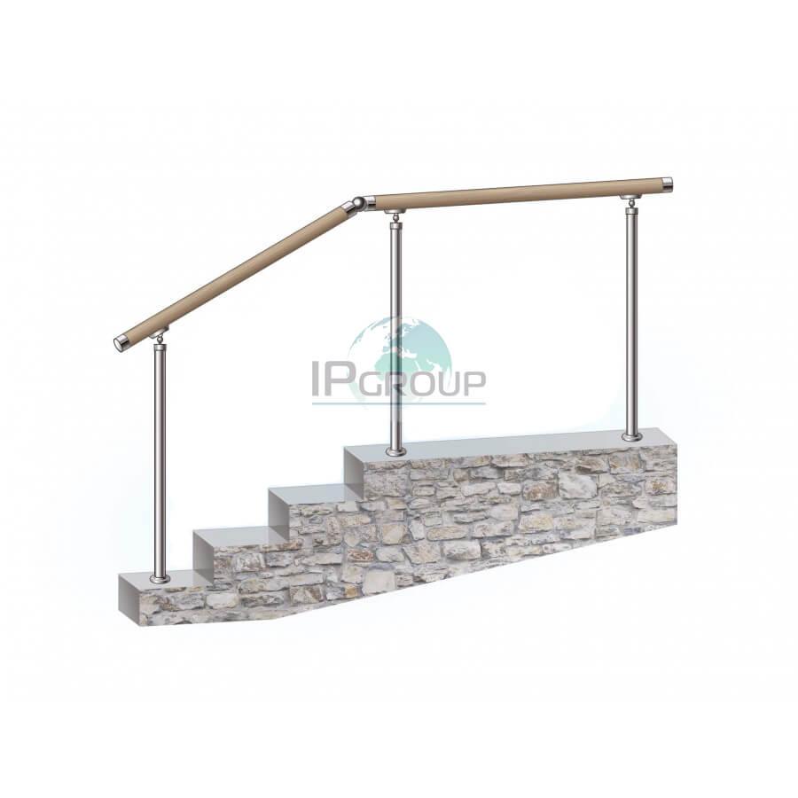 Перила для сходів з нержавіючої сталі