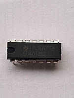 Мікросхема Texas Instruments CD4013BE DIP14 (Аналог К561ТМ2)