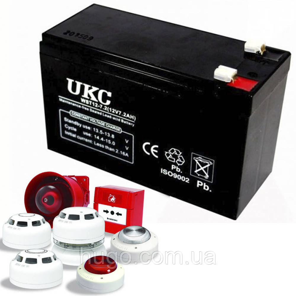 Свинцево-кислотна акумуляторна батарея 12V, 7A / Акумулятор для безперебійника, фото 1