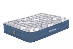 Велюрове ліжко Bestway 6712Y  з вбудованим електронасосом Queen, 203-152-36см