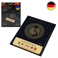 Індукційна плита Domotec MS-5833 Електроплита індукційна 2000 Вт Настільна електрична плита