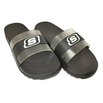 Жіночі шльопанці LuckLine силікон чорний