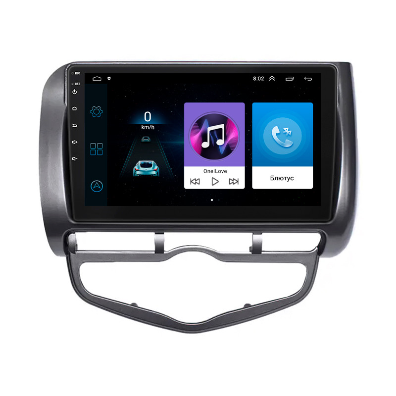 Штатна магнітола Lesko для Honda Fit I Auto AC 2001-2008 екран 9" 1/16Gb Wi-Fi GPS Base Хонда Фіт