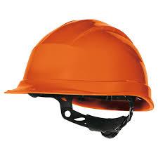Каска защитная строительная QUARTZUP3 (оранжевый цвет) - фото 1 - id-p1817143342