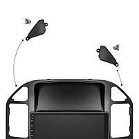Штатна магнітола 9" Lesko для Mitsubishi Pajero III Рестайлінг 2002-2006 2/32Gb/ Wi-Fi GPS Optima Міцуб 2 шт., фото 4