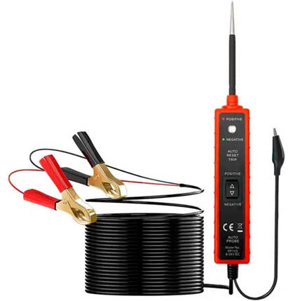 Тестер автомобільної електрики, перевірка цілісності ланцюга EM285 6-24В, фото 1