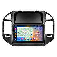 Al Штатна магнітола для Mitsubishi Pajero 3 Рестайлінг 2002-2006 екран 9" 4/64Gb CarPlay 4G Wi-Fi GPS Prime Android