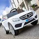 Дитячий електромобіль на акумуляторі Mercedes M 3981 з пультом радіокерування 1-5  років білий, фото 3