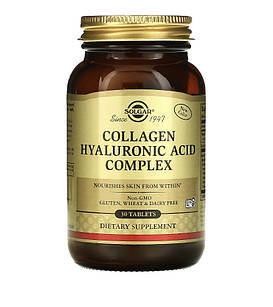 Solgar Collagen Hyaluronic Acid Complex 30 таблеток
