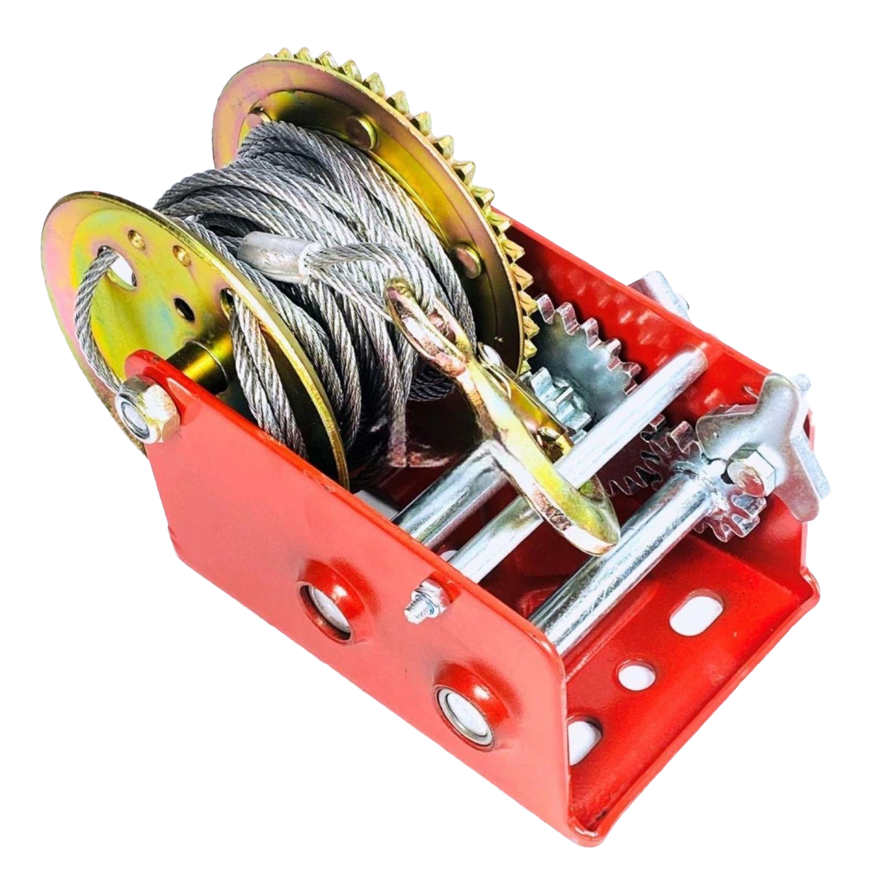 Купить Лебедка ручная тросовая автомобильная LEX LXHW454K, 454 кг, цена ...