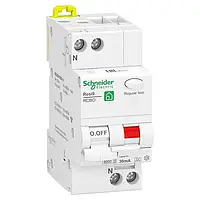 Диференційний автомат Schneider Electric RESI9 1P+N 10А C 10мА "А" 6KA