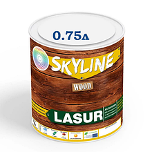 Лазур горіх для дерева декоративно-захисна LASUR Wood SkyLine шовковисто-матова, 0.75 л.