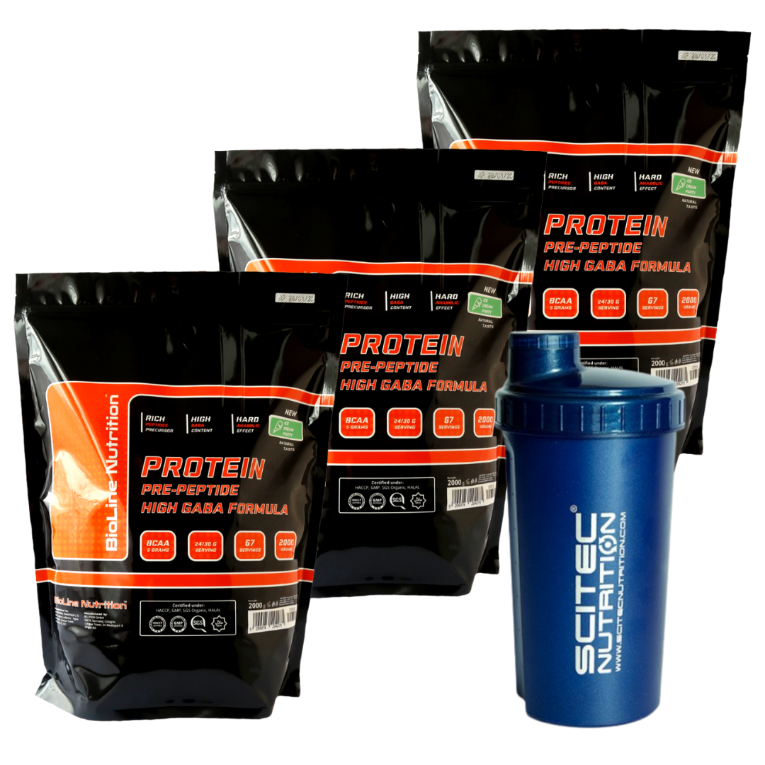 6 КГ PROTEIN (ПРОТЕІН) WPC+WPH 80%, ВСАА-16,6%, ICE CREAM PARTY GERMANY+ Спортивний шейкер у Подарунок!