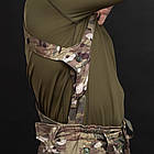 Штани-комбінезон тактичні демісезонні Brotherhood мультикам посилені 52-54/170-176, фото 5