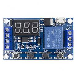 Реле затримки часу безкорпусної DC 5-30 світлодіодний дисплей керування вимкненням таймер