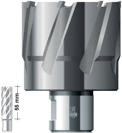 Твердосплавне корончате свердло 89x55 мм Carbide ТСТ (HM) Weldon32  BDS Maschinen HKL 089