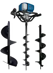 Мотобур KRAISSMANN 522 EB 300 (Три шнека 100 мм, 150 мм, 200 мм)