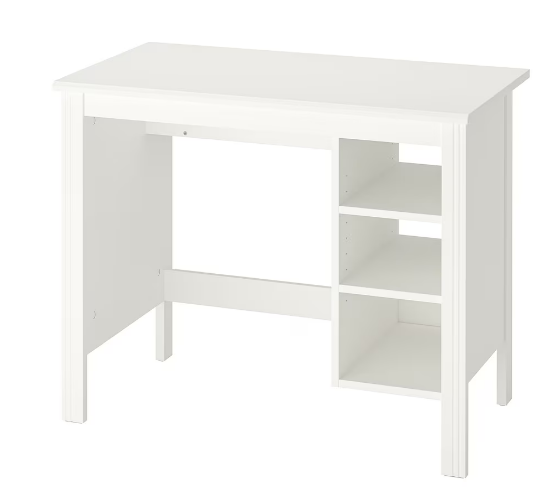 BRUSALI стіл, білий,90х52 см, 404.397.63