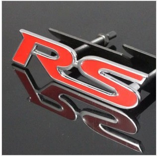 3D-емблема RS на решітку радіатора, фото 1