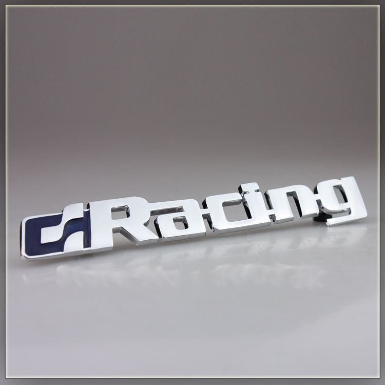 3D емблема "Racing" на решітку радіатора