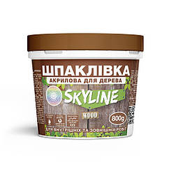 Шпаклівка для дерева готова до застосування акрилова SkyLine Wood Ясен 800 г, 7443871 — 423