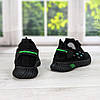 Кросівки підліткові текстильні чорні з зеленим FDEK 5042, фото 6