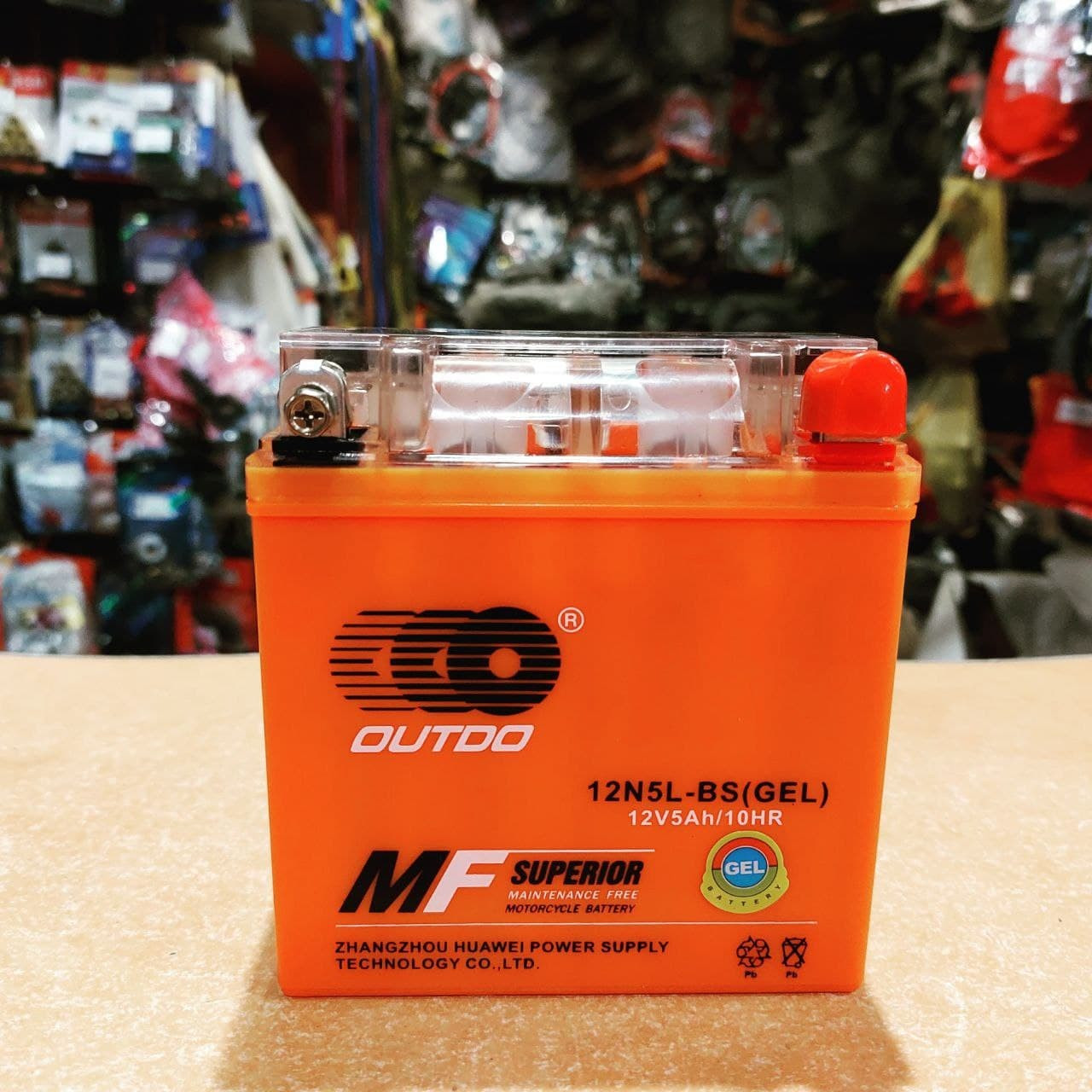 Акумулятор Високий Viper Active 5а/год 12 V "OUTDO" 12N5L-BS (GEL) (2025р.в.), фото 1