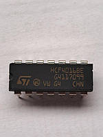Микросхема STMicroelectronics CD4016BE (аналог К176КТ1)