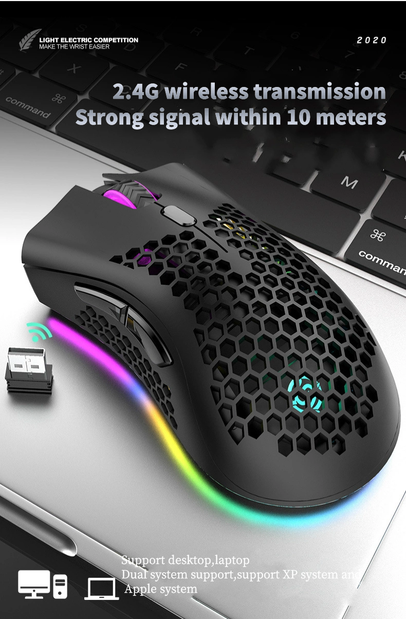 Беспроводная, игровая мышь Bm600 с подсветкой RGB (ID#1817378054), цена ...