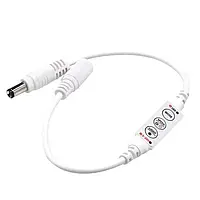 Димер одноканальний 12А 144 Вт 12-24 вольт для світлодіодної стрічки білий PROLUM 401001