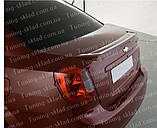 Спойлер Chevrolet Lacetti седан (спойлер на кришку багажника Шевроле Лачетті седан), фото 5