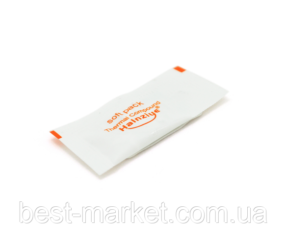 Термопаста HY-410 0,5g, пакет, White, >0,925W/m-K, <0.262°C-in²/W, -30°≈280°, фото 1