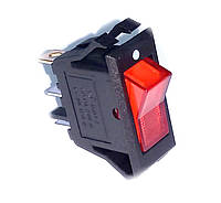 Перемикач KCD3-101N-2С ON-OFF (3pin) червон. Daier