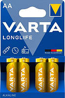 Батарейка Varta Longlife AA BLI 4 Alkaline