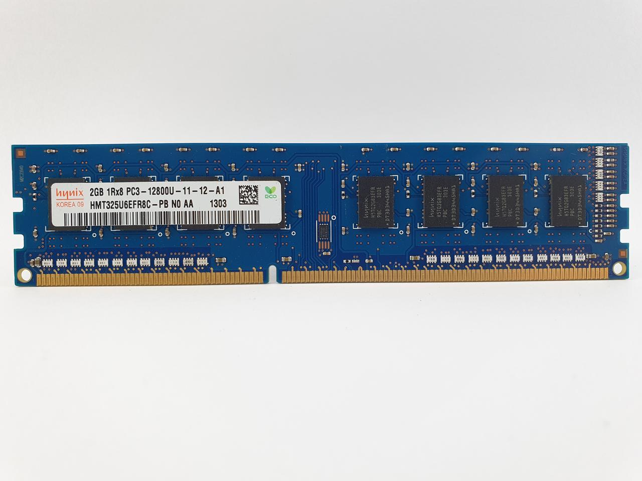 Оперативна пам'ять Hynix DDR3 2Gb 1600MHz PC3-12800U (HMT325U6EFR8C-PB) Б/В