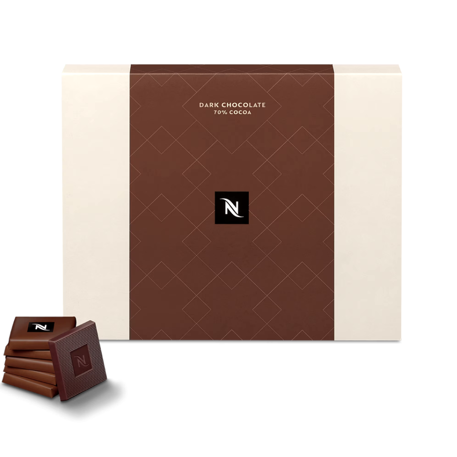Шоколад темний Nespresso 70% 40 шт., 200 г