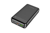 PowerBank 20000mAh быстрая зарядка Borofone BJ19AB Incredible PD20W+QC3.0, USB A /micro-USB, USB Type-C Black