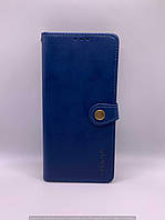 Кожаный чехол книжка GETMAN Gallant (PU) для Samsung Galaxy A02 (Синий) 43333
