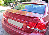 Спойлер Шевроле Круз (спойлер на кришку багажника Chevrolet Cruze), фото 8