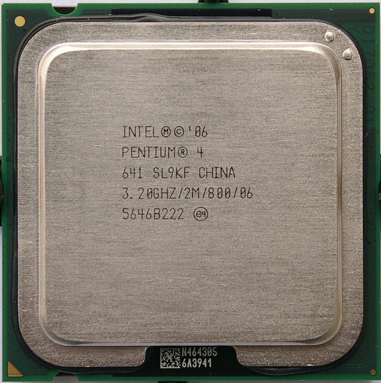 Процессор Intel Pentium 4 641 3.20GHZ/2M/800 (SL9KF) s775, tray, фото 1