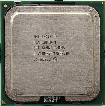 Процессор Intel Pentium 4 641 3.20GHZ/2M/800 (SL9KF) s775, tray